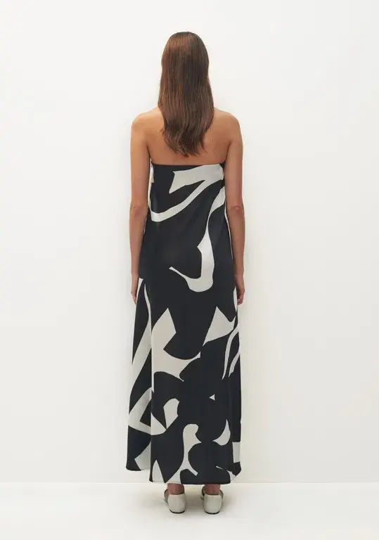 Morrison Zeta Strapless Dress Print Size 8 - Image 2