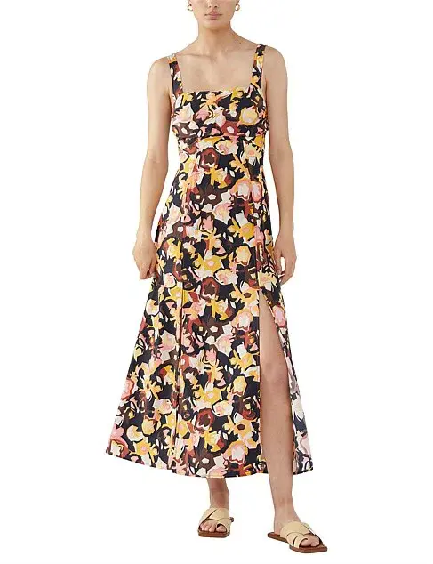 Camilla & Marc Delfino Long Split Skirt Dress Size 14  - Image 1
