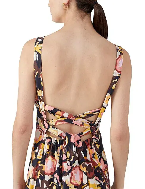 Camilla & Marc Delfino Long Split Skirt Dress Size 14  - Image 4
