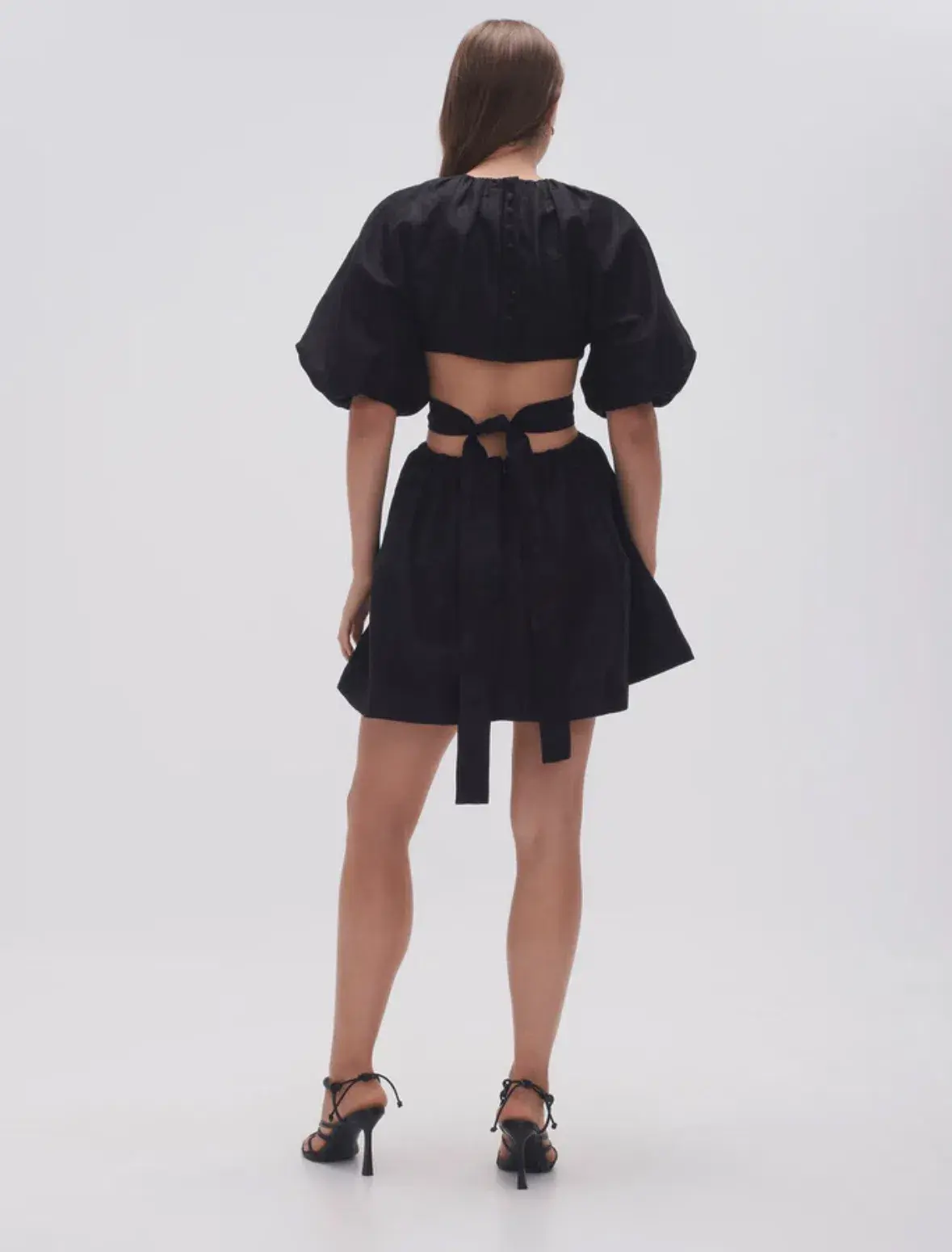 AJE Mimosa Cut Out Mini Dress Black Size 10  - Image 4