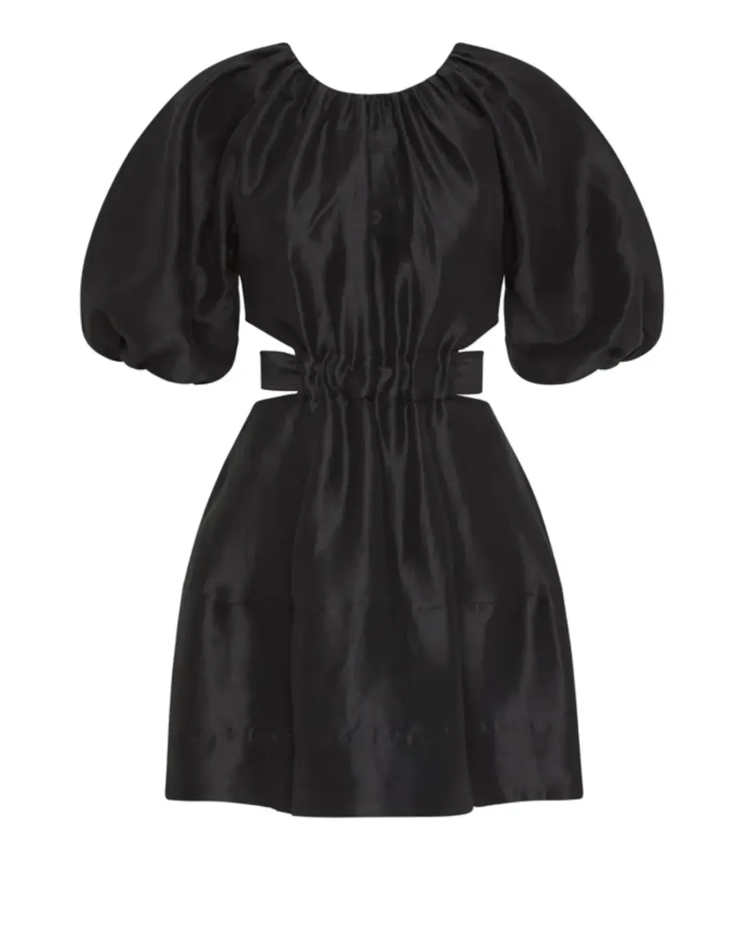 AJE Mimosa Cut Out Mini Dress Black Size 10  for rent on The Volte - main image