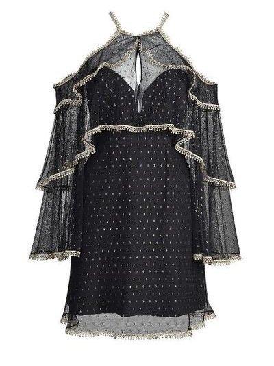 Thurley Moondance Mini Dress Black Size 8 for rent on The Volte - main image