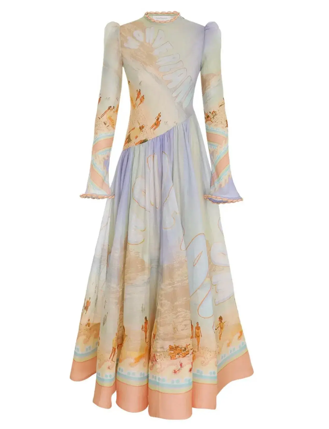 Zimmermann Tama Printed Maxi Dress Multi Size 2 / AU 12 - Image 4