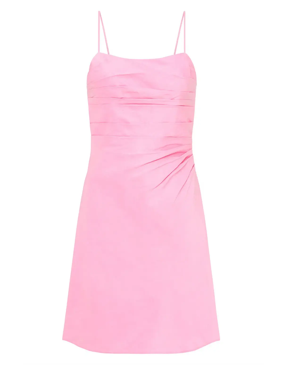 Aje Clarice Draped Mini Slip Dress Bon Bon Pink Size 8 - Image 3