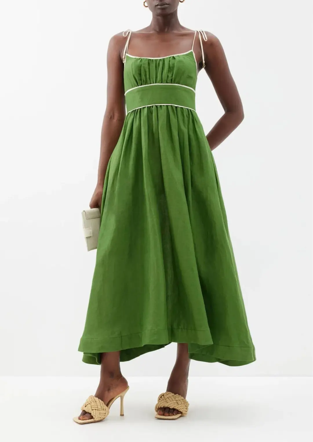 Zimmermann Alight Picnic Dress Size Dark Green 1 / AU 10 for rent on The Volte - main image