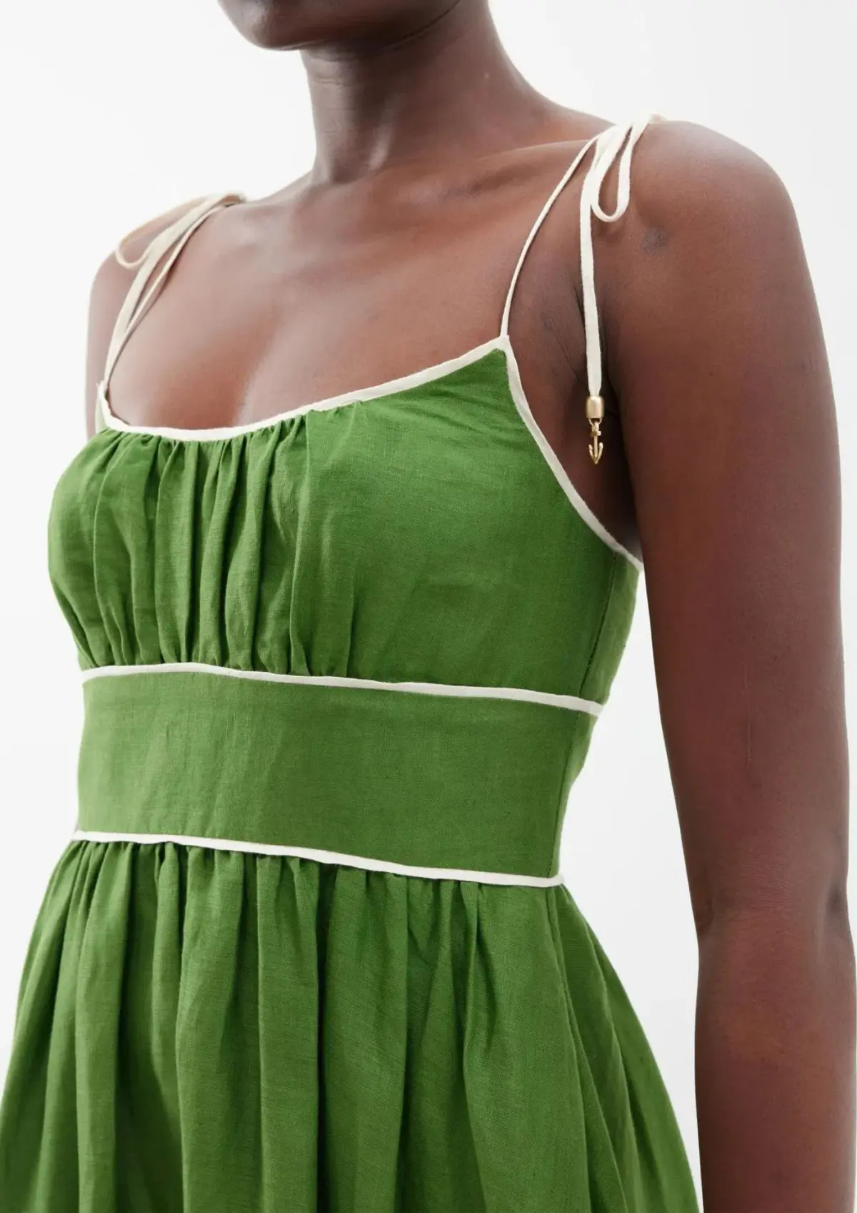 Zimmermann Alight Picnic Dress Size Dark Green 1 / AU 10 - Image 2