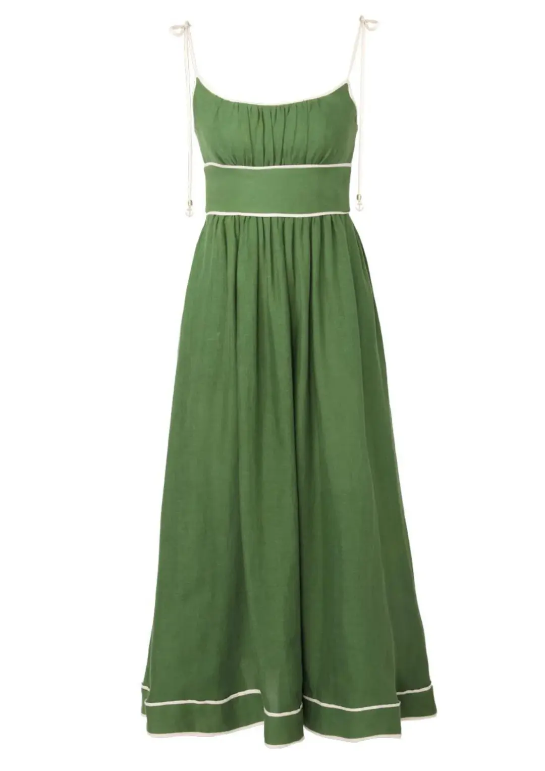 Zimmermann Alight Picnic Dress Size Dark Green 1 / AU 10 for rent on The Volte - main image