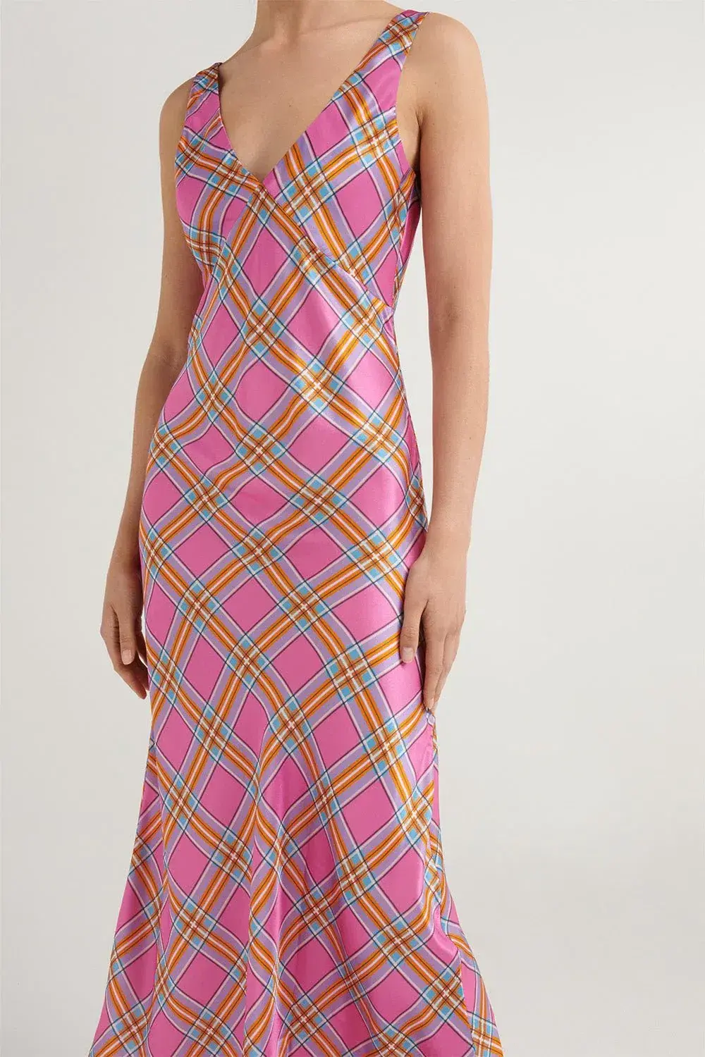 Steele Eadie Dress Pink Check AU12 - Image 5