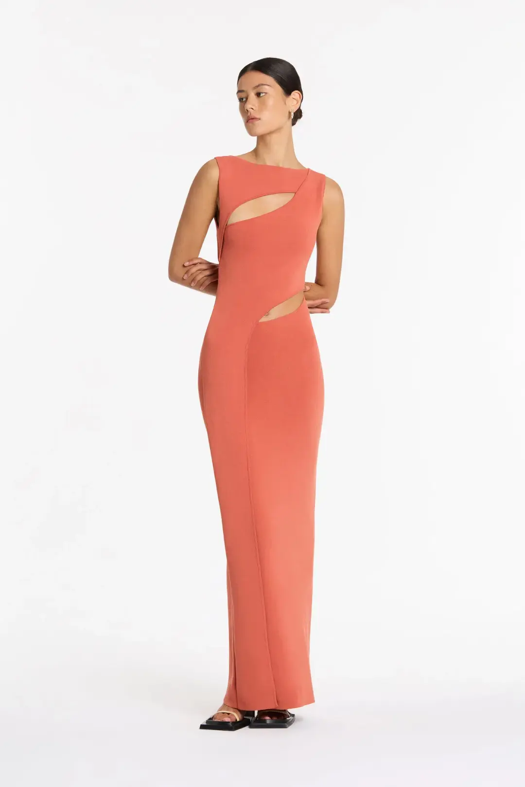 Sir The Label Nadja Dress Orange Size 0 / AU 6 for rent on The Volte - main image