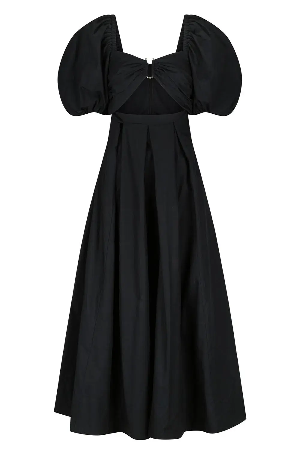Shona Joy Mareva Midi Dress Black Size AU 12 - Image 4