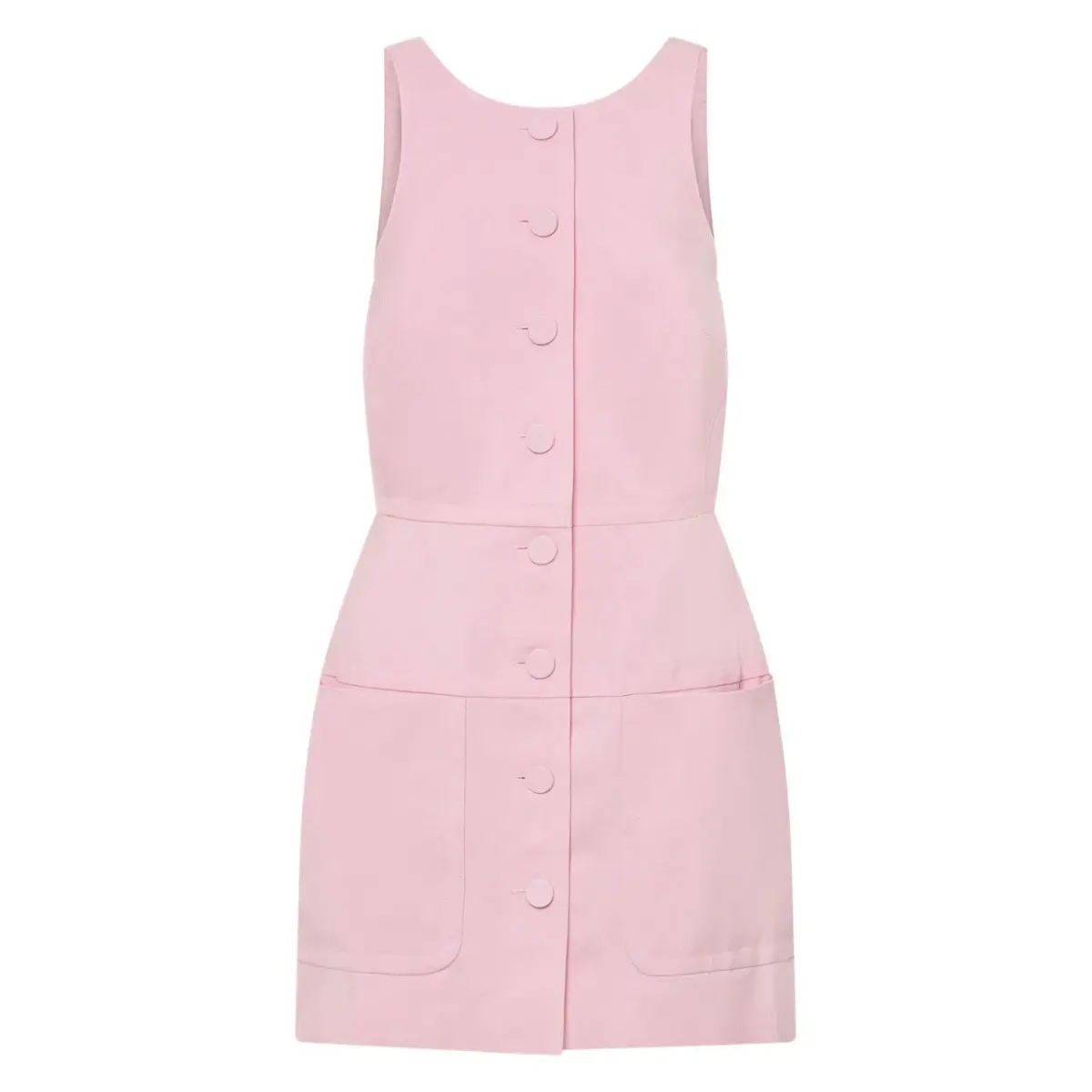 Oroton Detailed Shift Dress Rose Pink Size AU 8 - Image 4