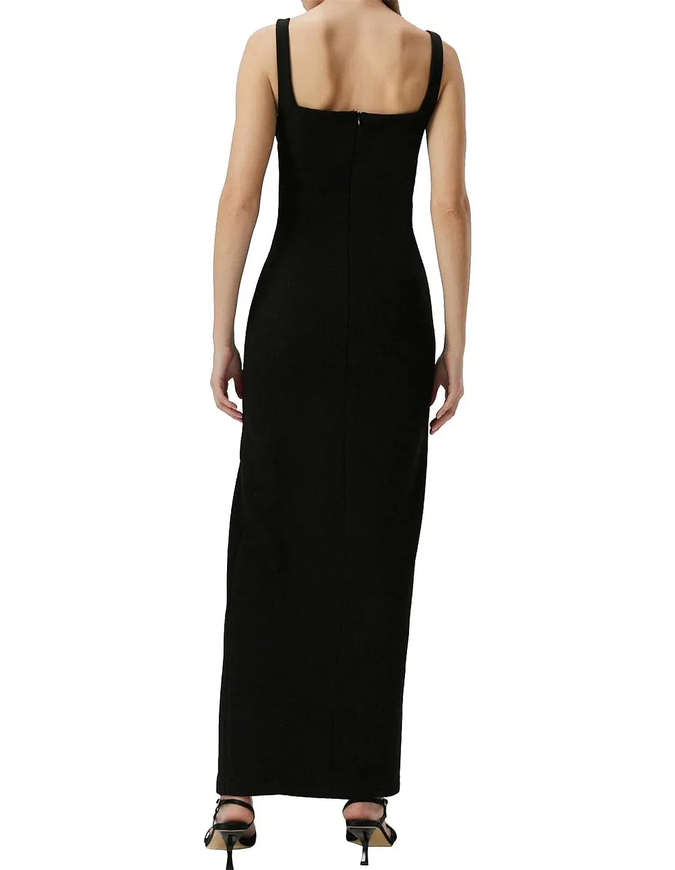 MISHA Franka Wave Neckline Maxi Black Size 8/S - Image 5