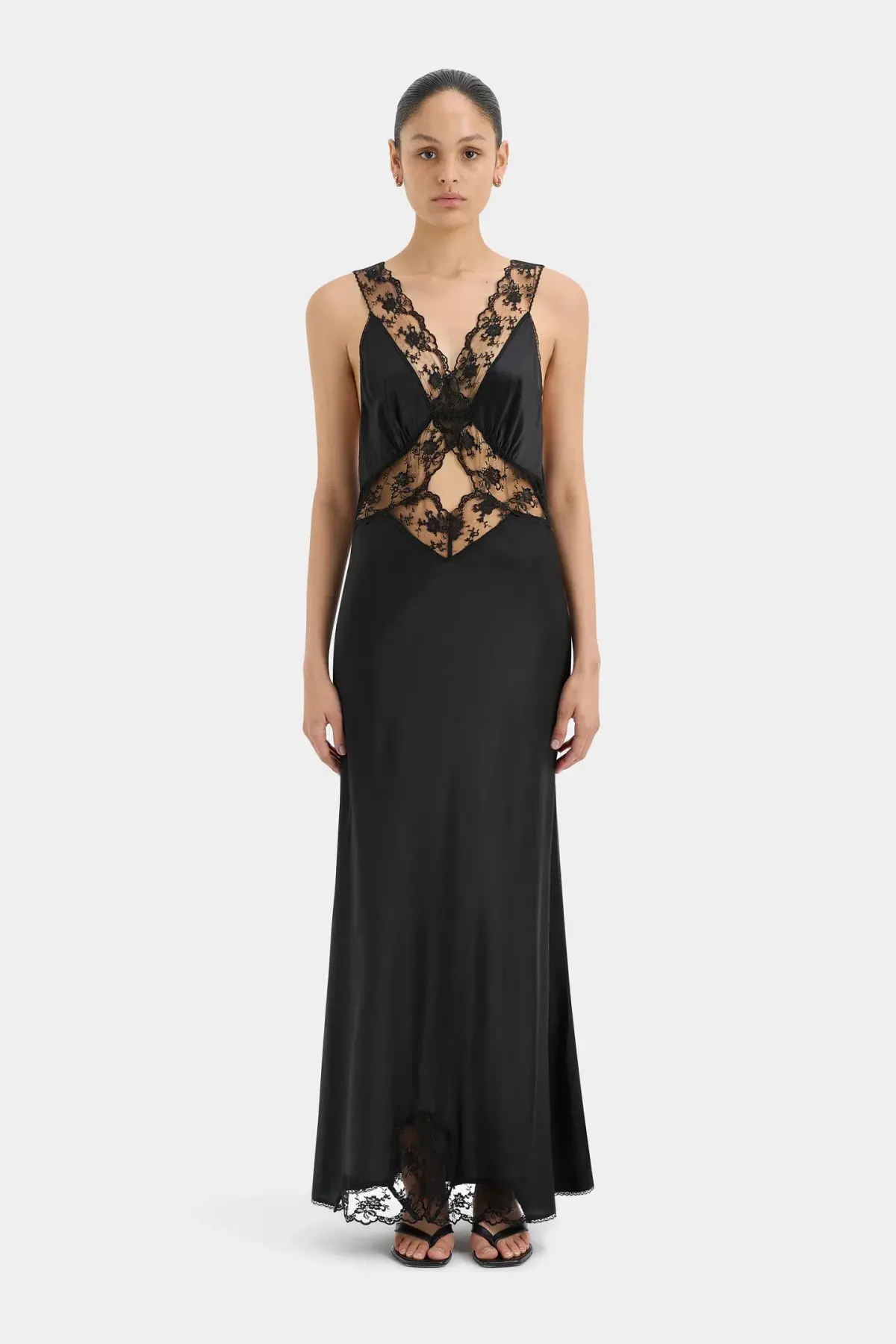 Sir The Label Maxi Aries Dress Black Size AU 10  - Image 1