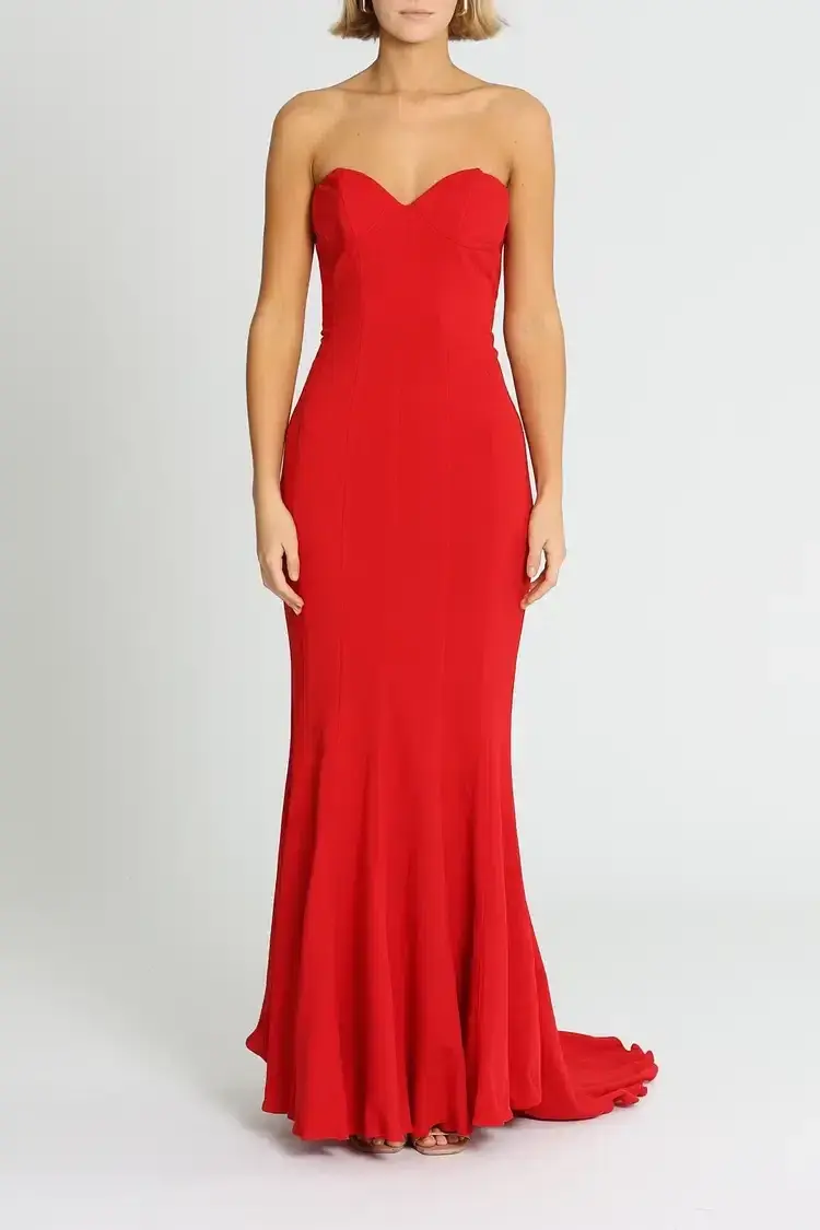 Lexi Sahar Dress in Red Size AU 10 - Image 1