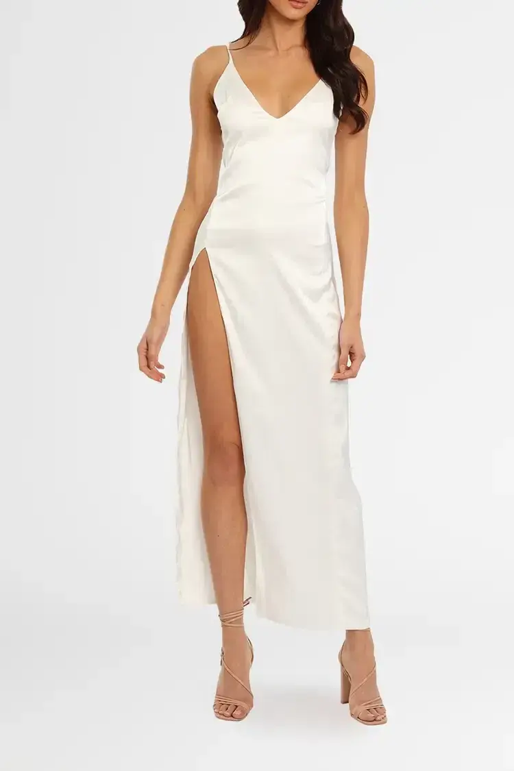 Lexi Akasa Dress in White Size AU 8 - Image 1