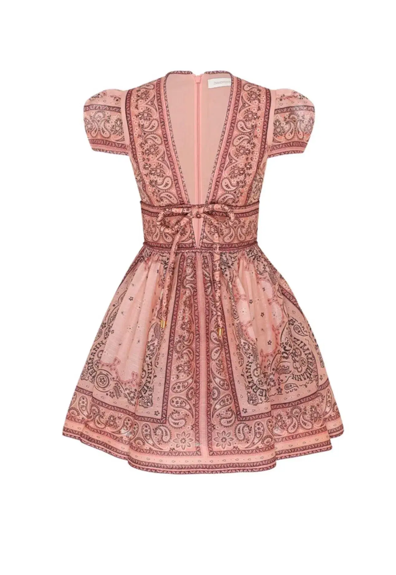 Zimmermann Matchmaker Structured Mini Pink Bandana Size 1 /  AU 10 - Image 3