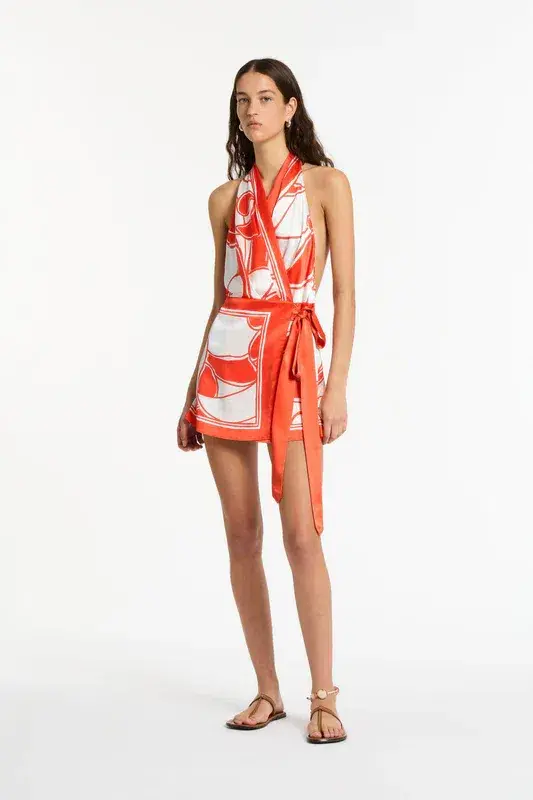Sir the Label Ramona Wrap Halter Mini Mariposa Lily Size 1 / AU 8 - Image 1