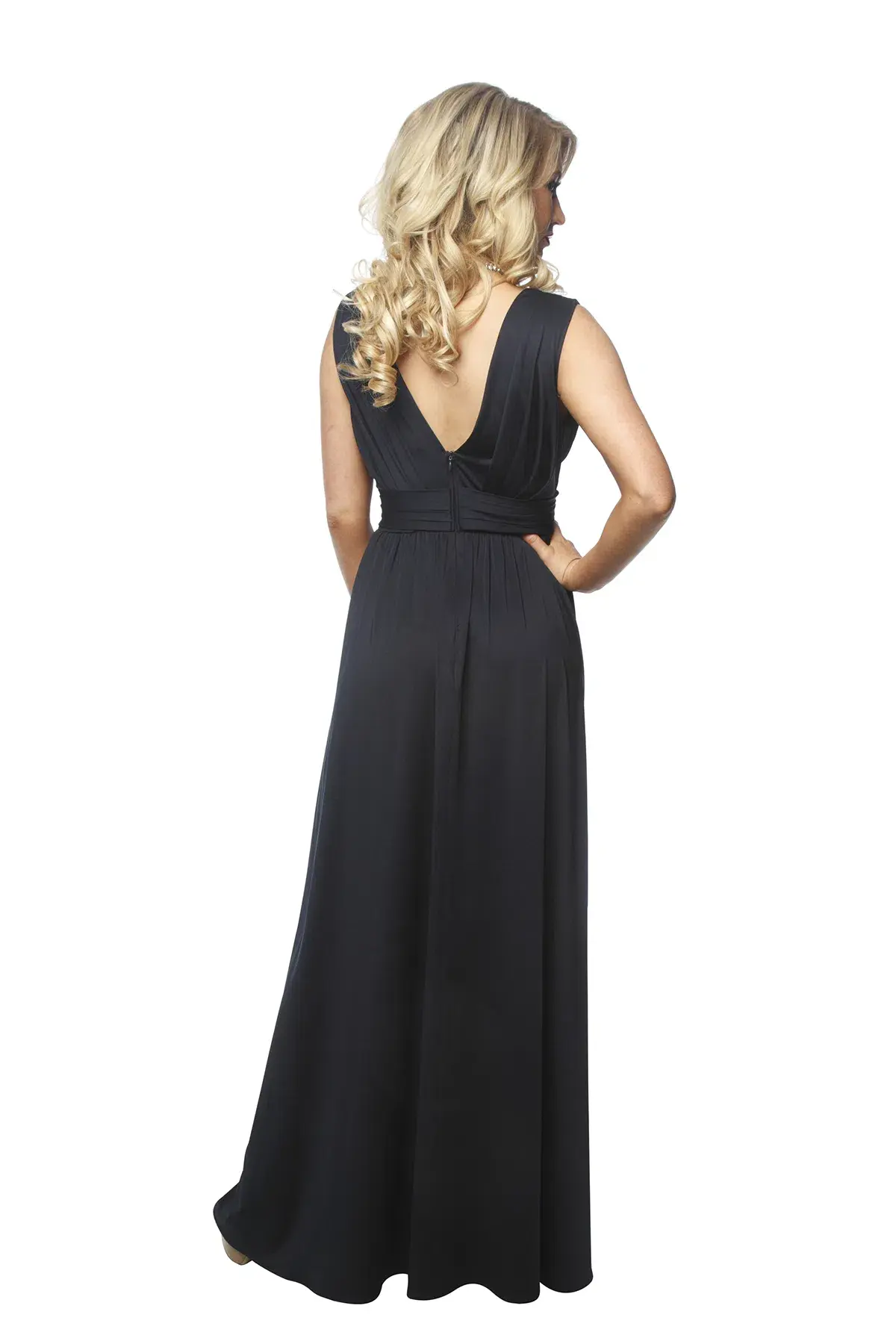 Langham Formal Dress Navy Size 16 - Image 4