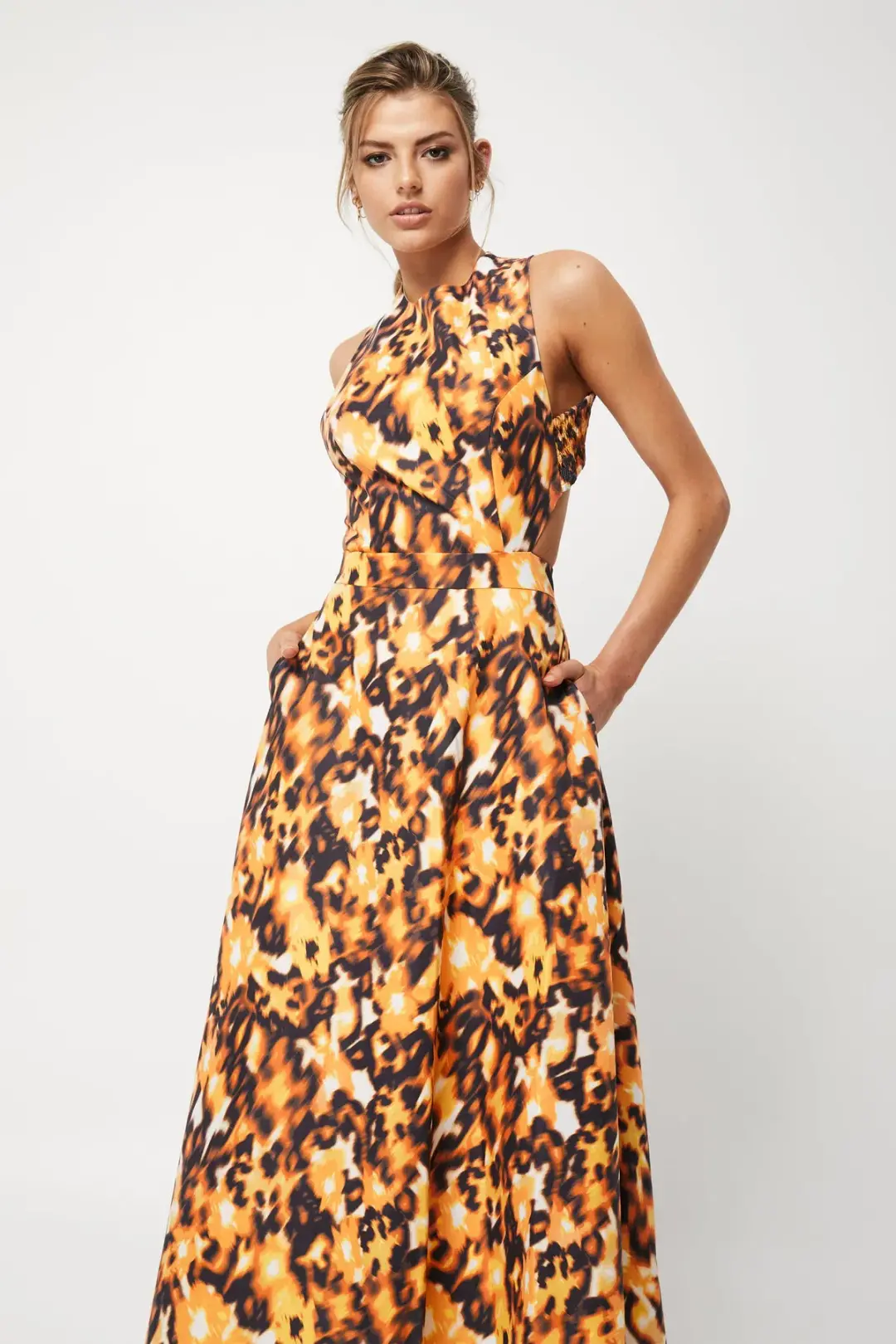 Mossman Inner Guidance Maxi Dress Multi Size 10 for rent on The Volte - main image