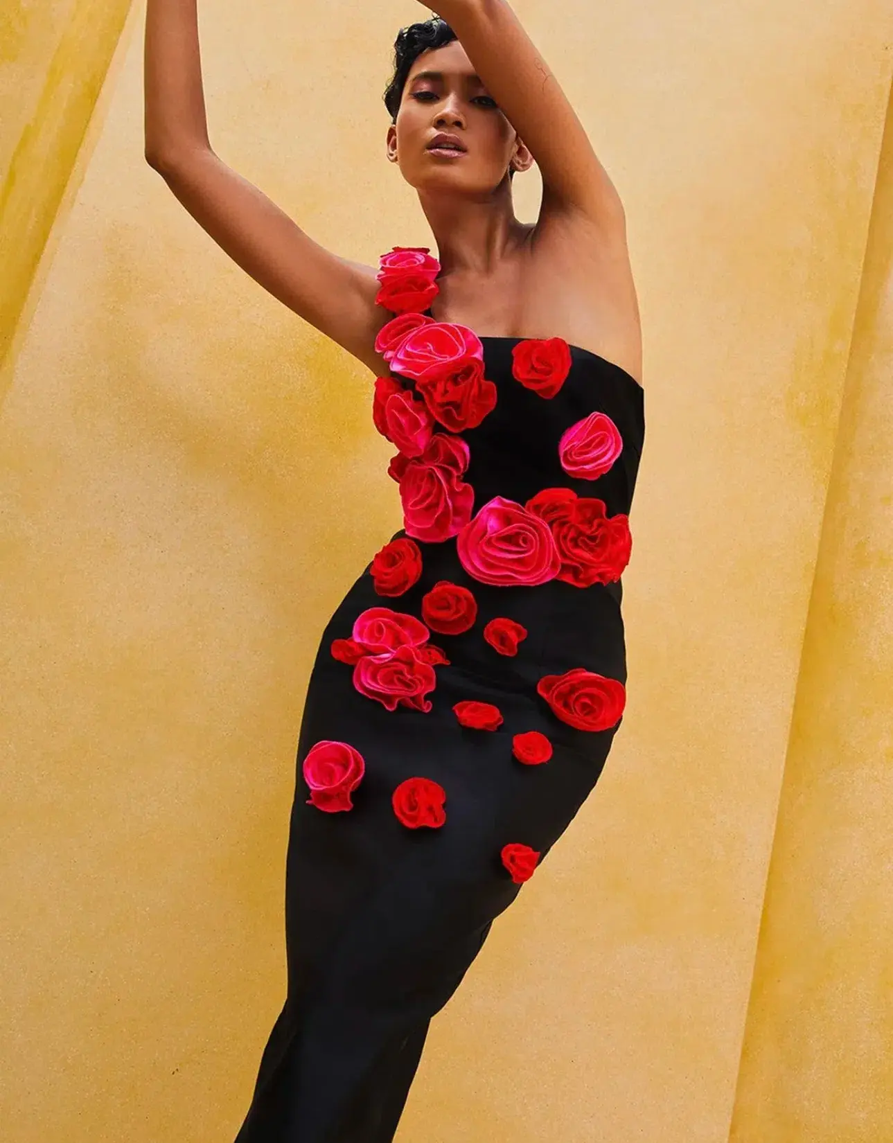 Eliya the Label Elinor Dress Black Floral Size XS / AU 6 - Image 3