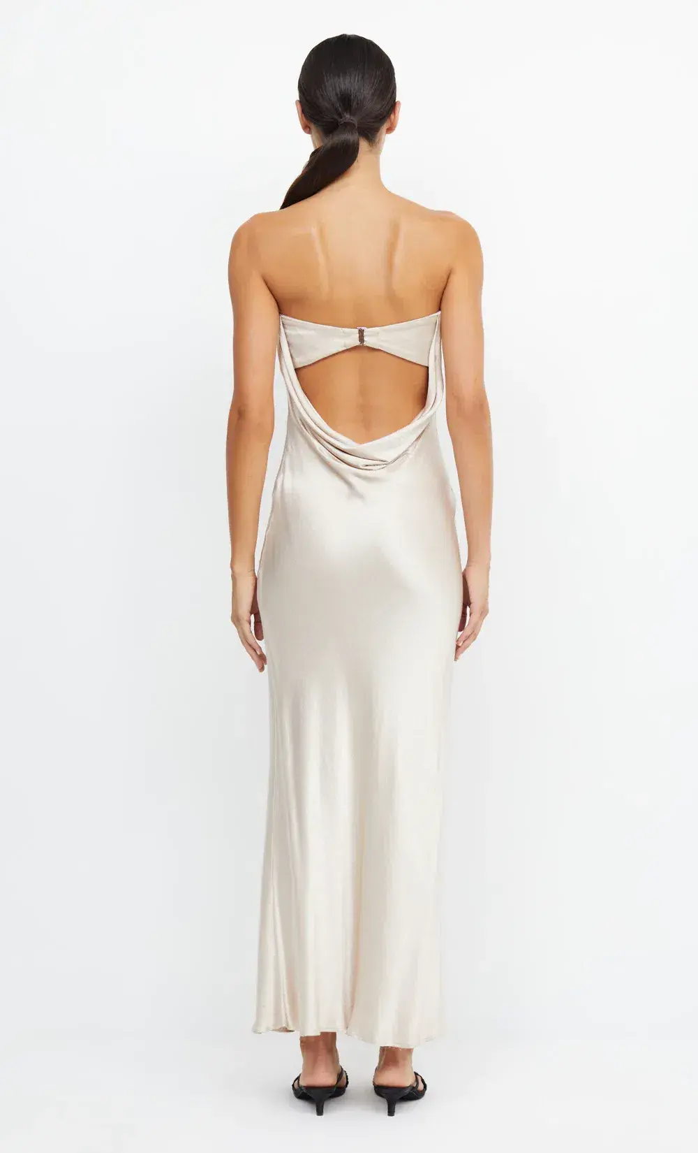 Bec and Bridge Strapless Moondance Dress in Sand Size 8 - Image 3