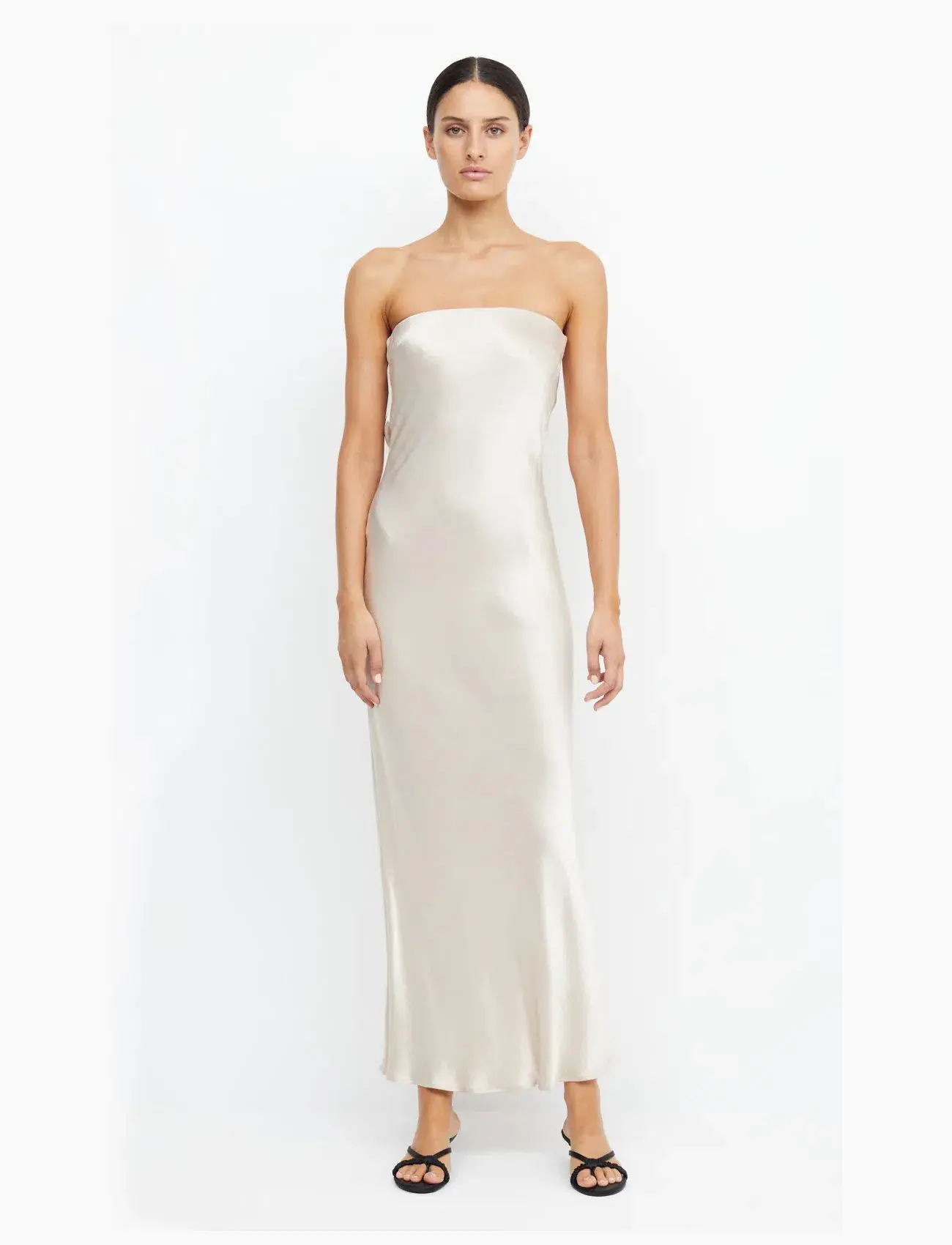Bec and Bridge Strapless Moondance Dress in Sand Size 8 - Image 1