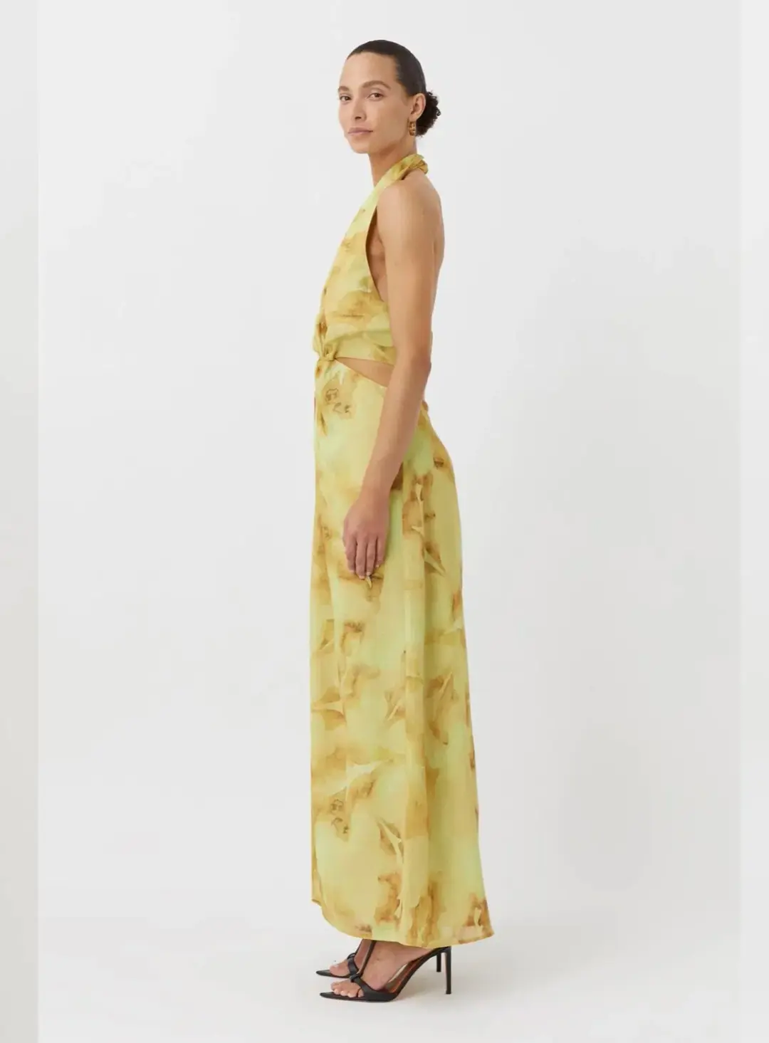 Camilla & Marc Koa Cocoon Maxi Dress Yellow Size 6 for rent on The Volte - main image