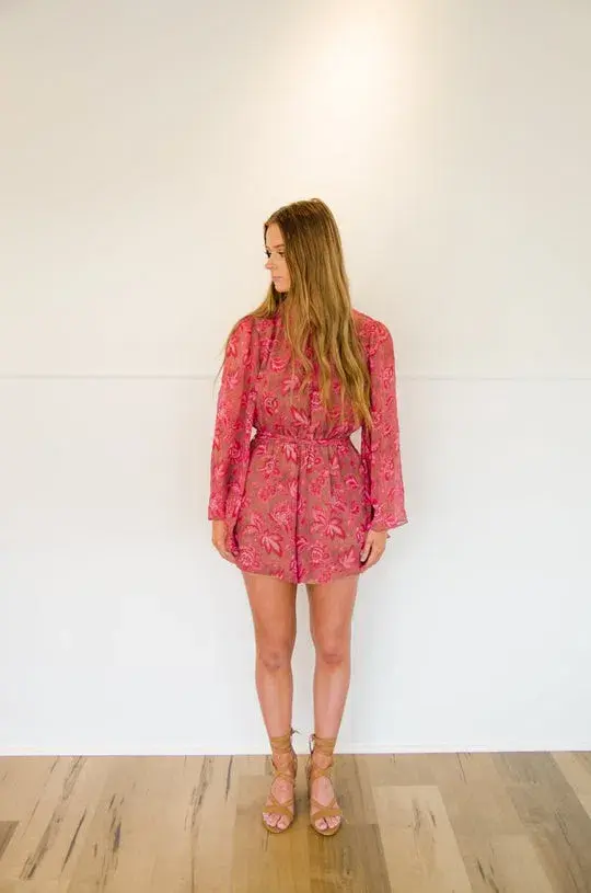 Zimmermann Karmic Flare Playsuit Pink Size 1 / AU 10 - Image 2