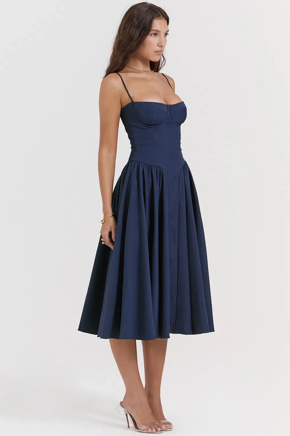 House of CB Samaria Corset Sundress Navy Size M / AU 10 - Image 5