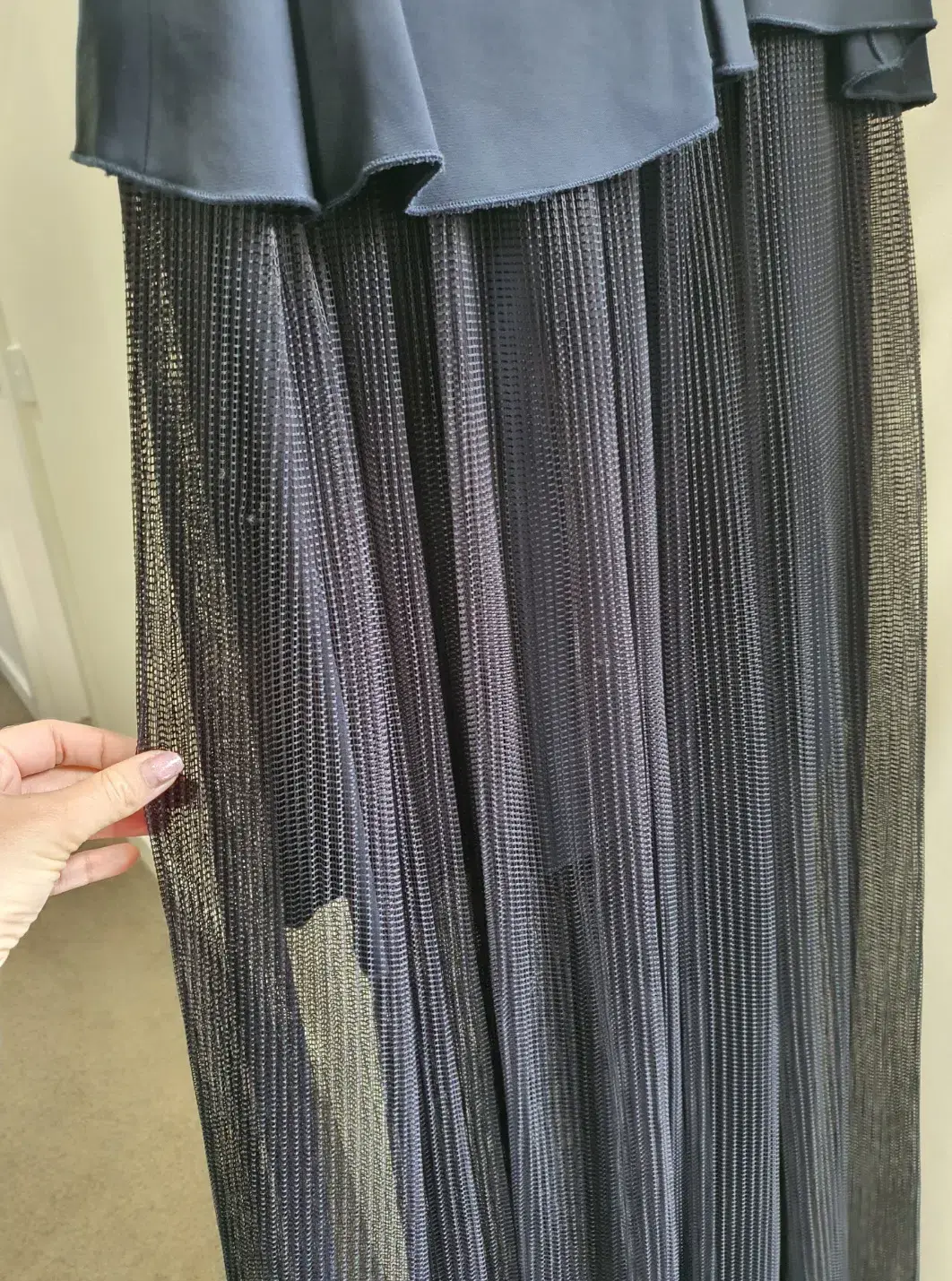 Scanlan Theodore Dress Navy & Black Size 6 for rent on The Volte - main image