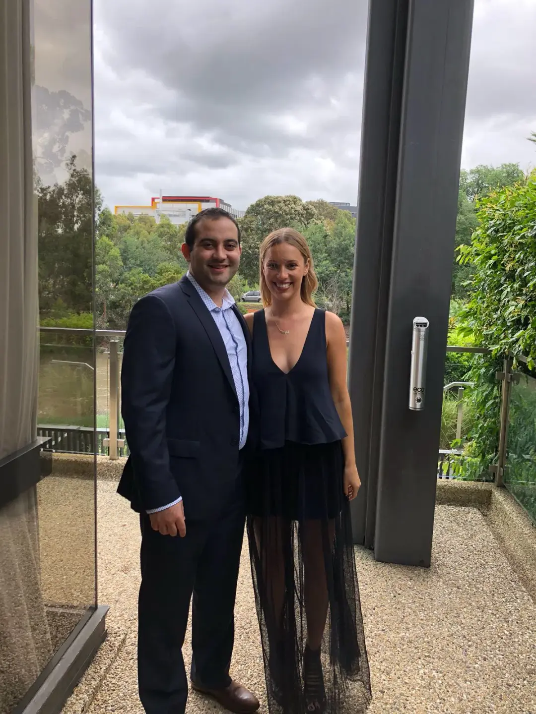 Scanlan Theodore Dress Navy & Black Size 6 for rent on The Volte - main image