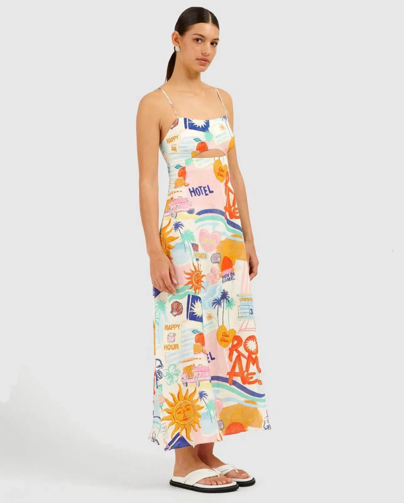 Roame Isla Dress Multi Size 1 / AU 8 - Image 1
