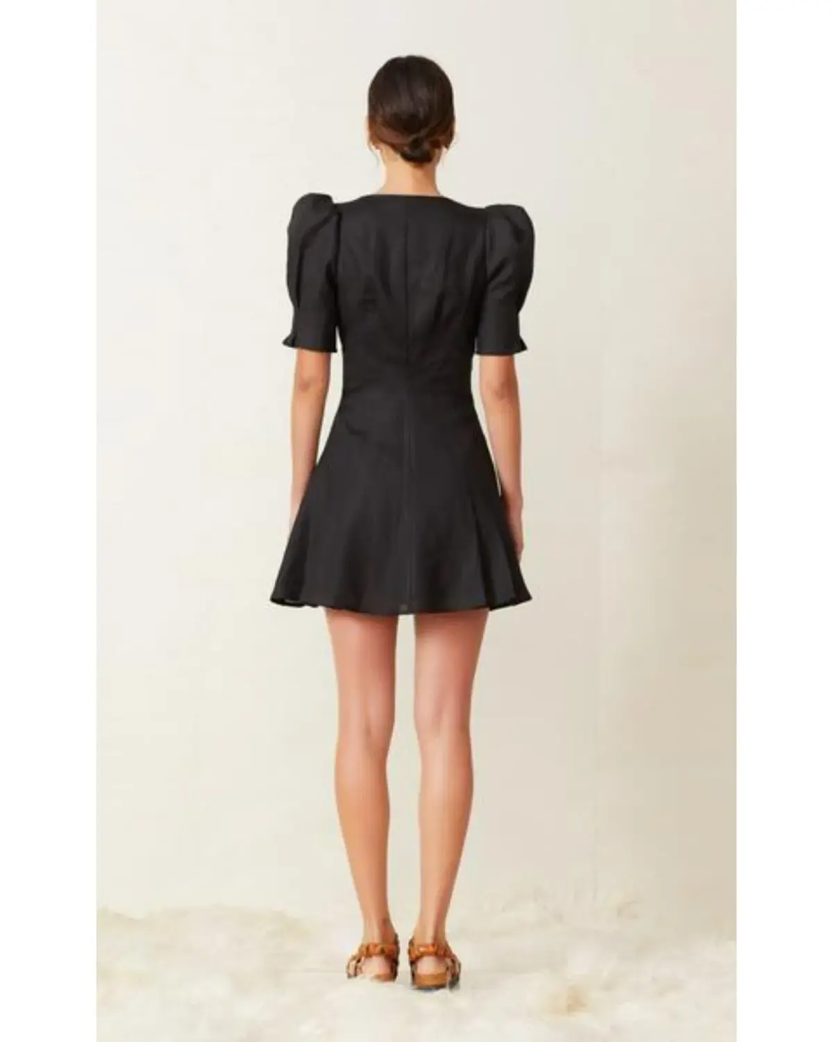 Bec & Bridge Puka Shell Dress Black Size AU 8  - Image 2