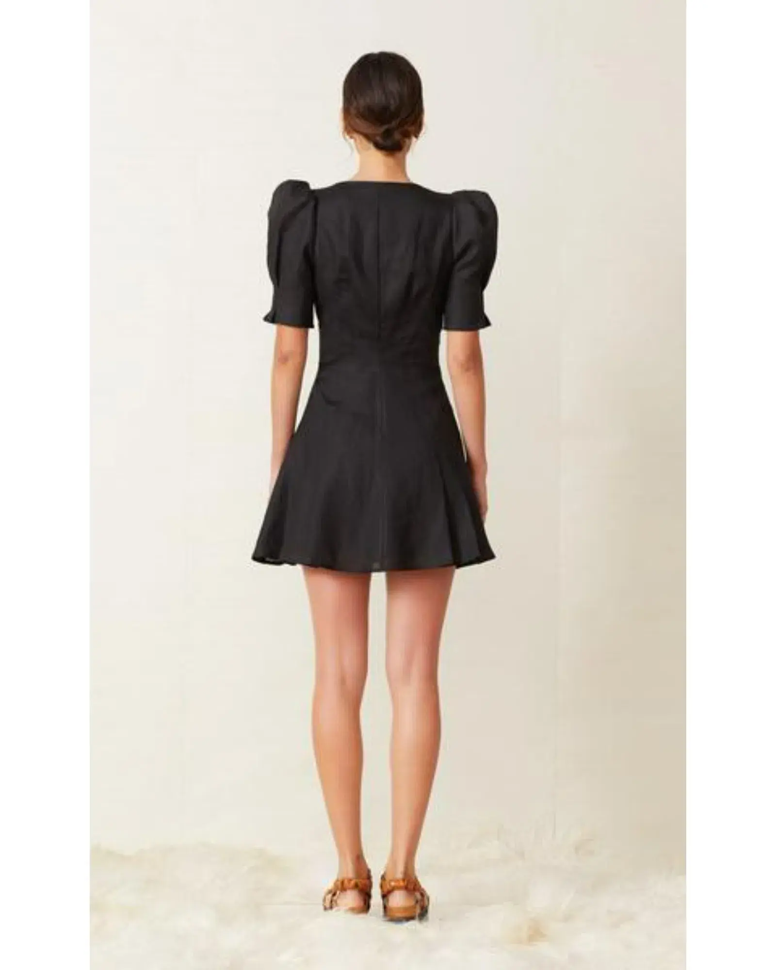 Bec & Bridge Puka Shell Dress Black Size AU 8  - Image 2