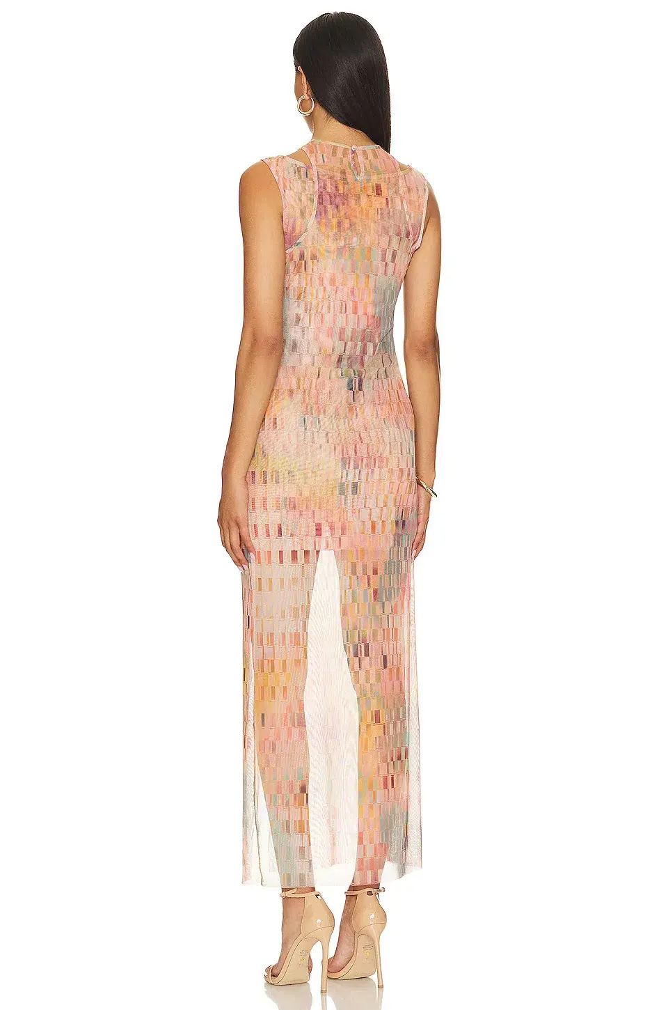 MISA Los Angeles Fernanda Dress Multi-colour Size 8 - Image 3