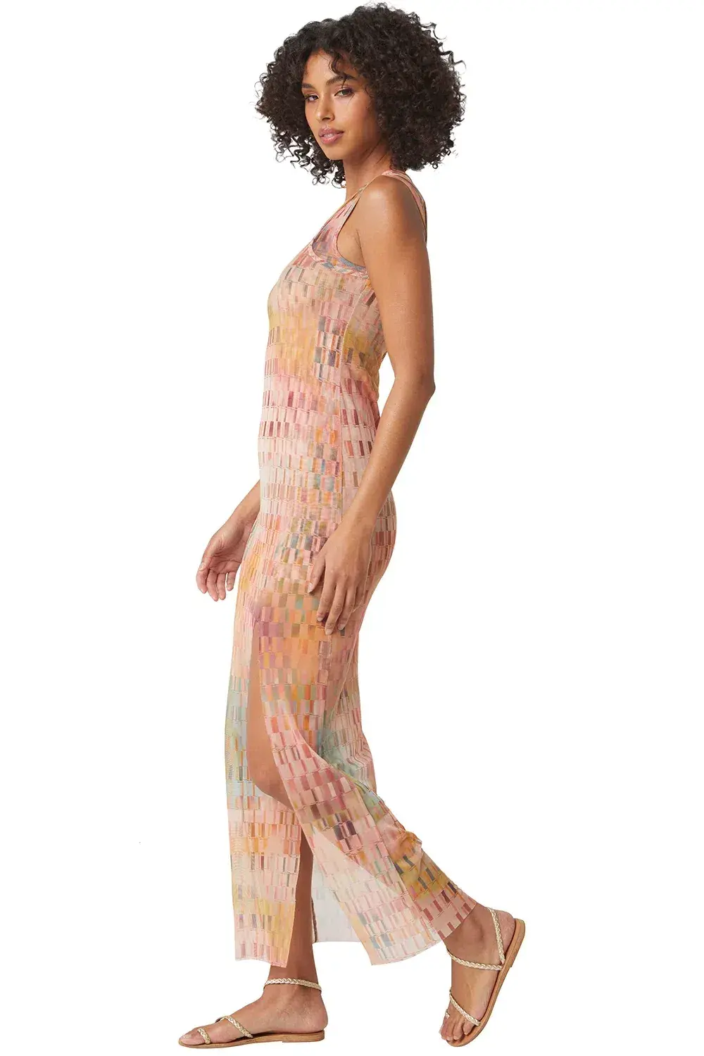 MISA Los Angeles Fernanda Dress Multi-colour Size 8 - Image 4