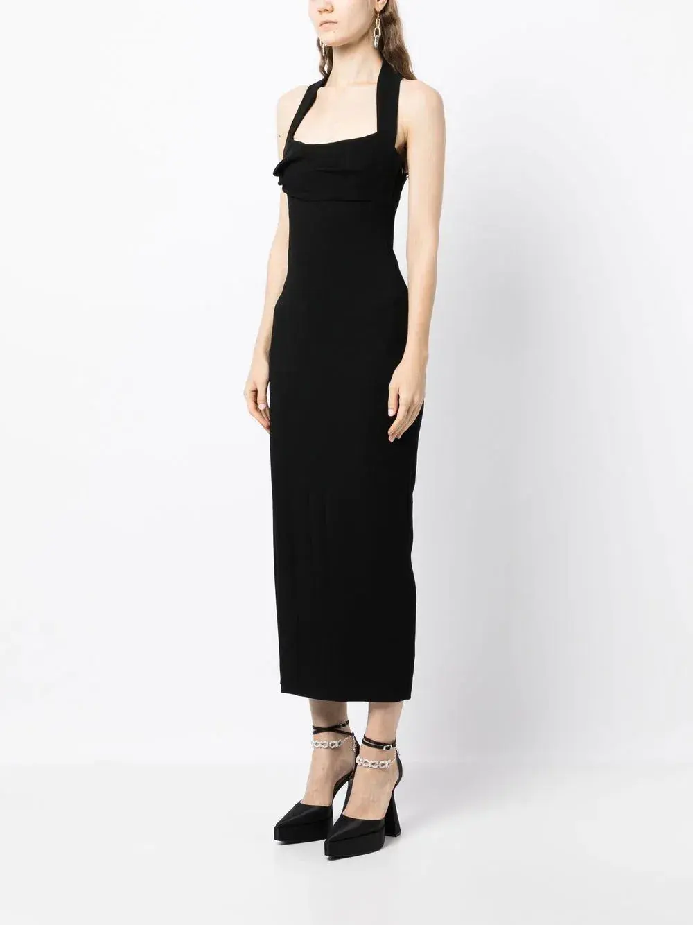 Rachel Gilbert Blaine Midi Dress Black Size 1 / AU 8 - Image 2