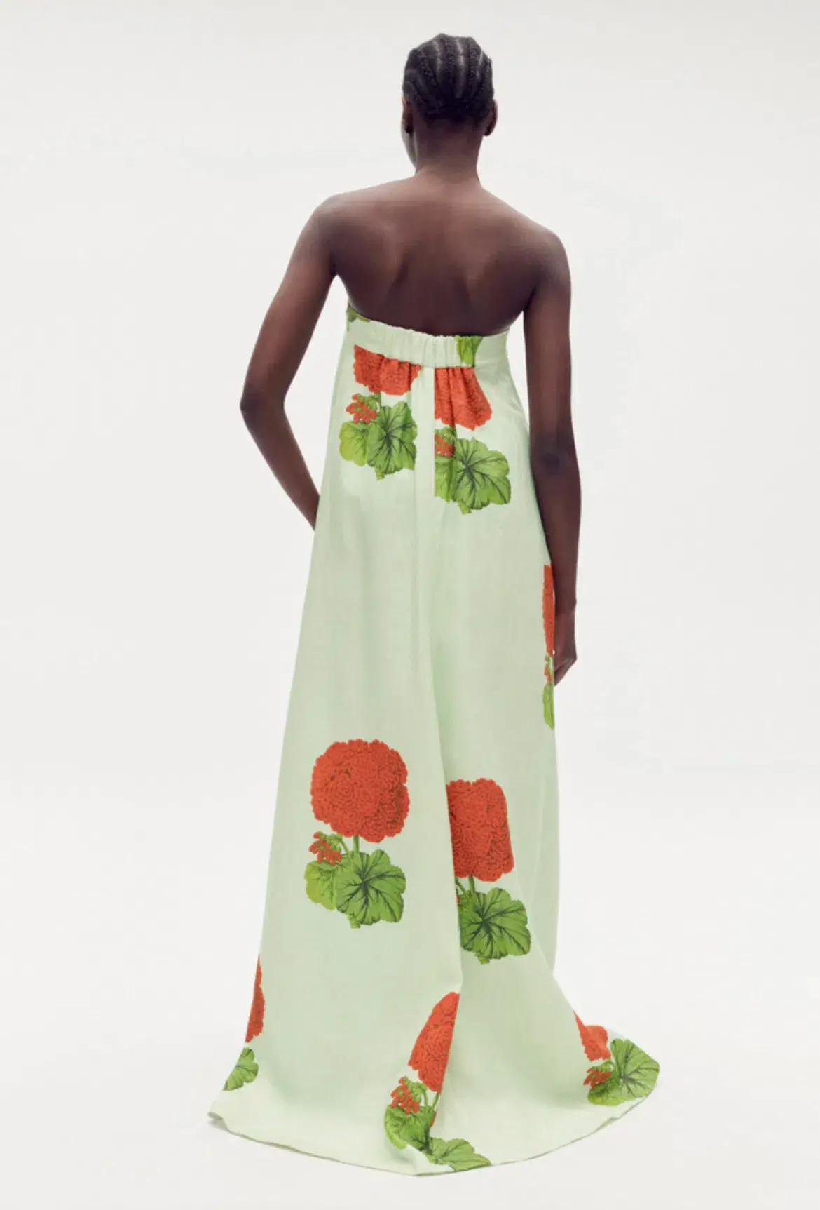 Oroton Posie Geranium Print Gown Floral Size 8 - Image 2
