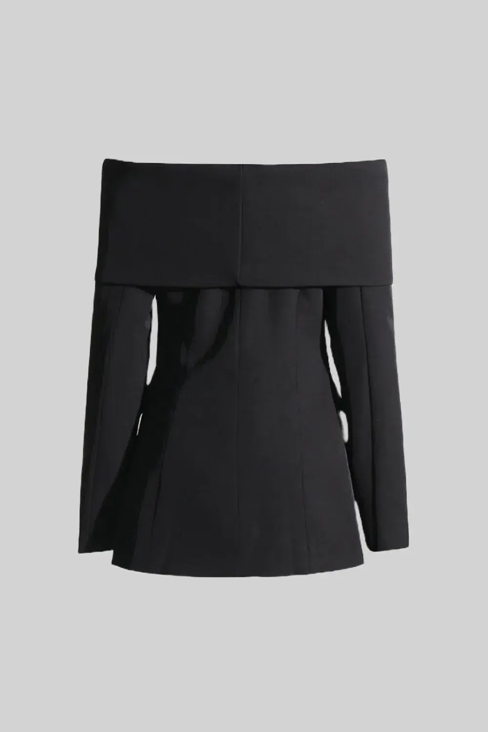 Sierra Darien Cut Out Shoulder Jacket and High Waist Loose Pants Set Black Size M / AU 10 - Image 6