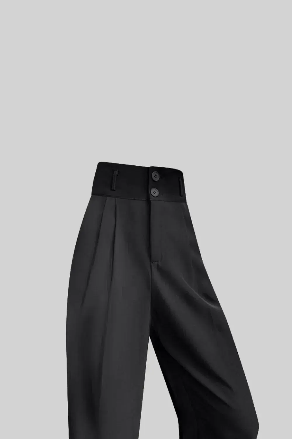 Sierra Darien Cut Out Shoulder Jacket and High Waist Loose Pants Set Black Size M / AU 10 - Image 8