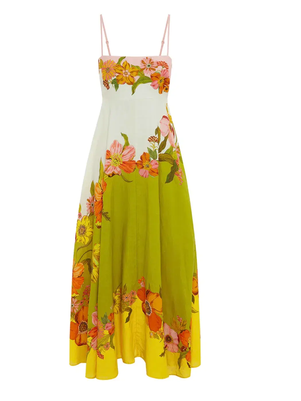 Alemais Silas Linen Sundress Floral Size 10 - Image 4