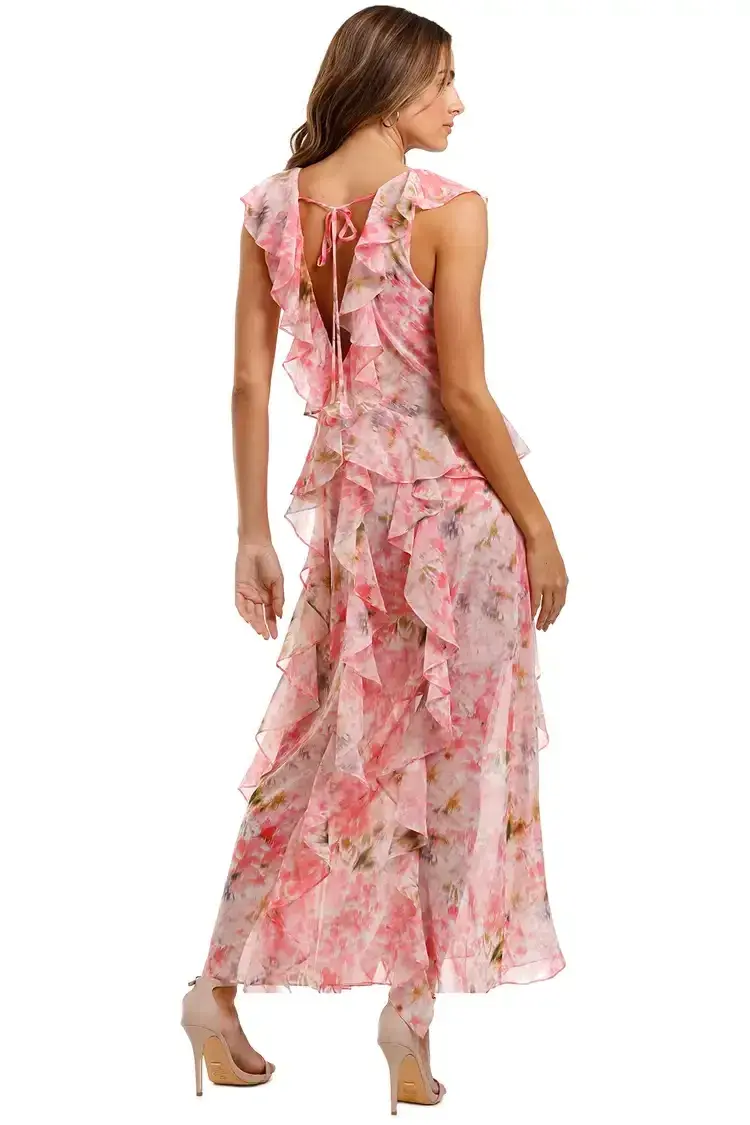 Misa LA Claudita Dress in Pink Size 12 - Image 3