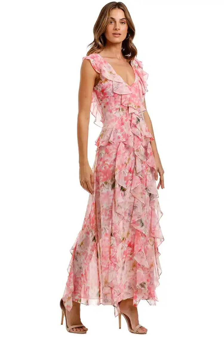 Misa LA Claudita Dress in Pink Size 12 - Image 2
