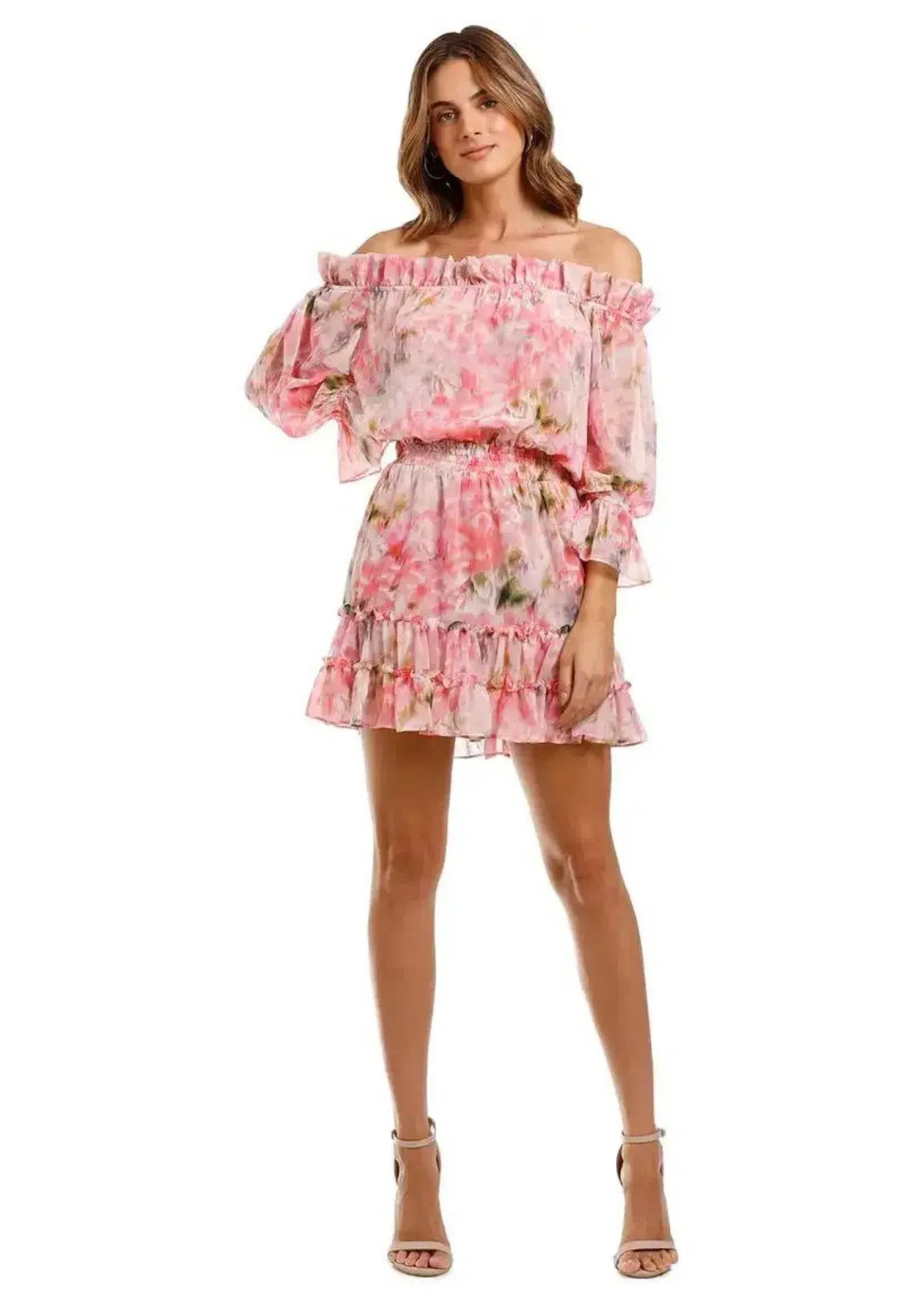 Misa LA Danae Mini Dress in Pink Size 12 - Image 1