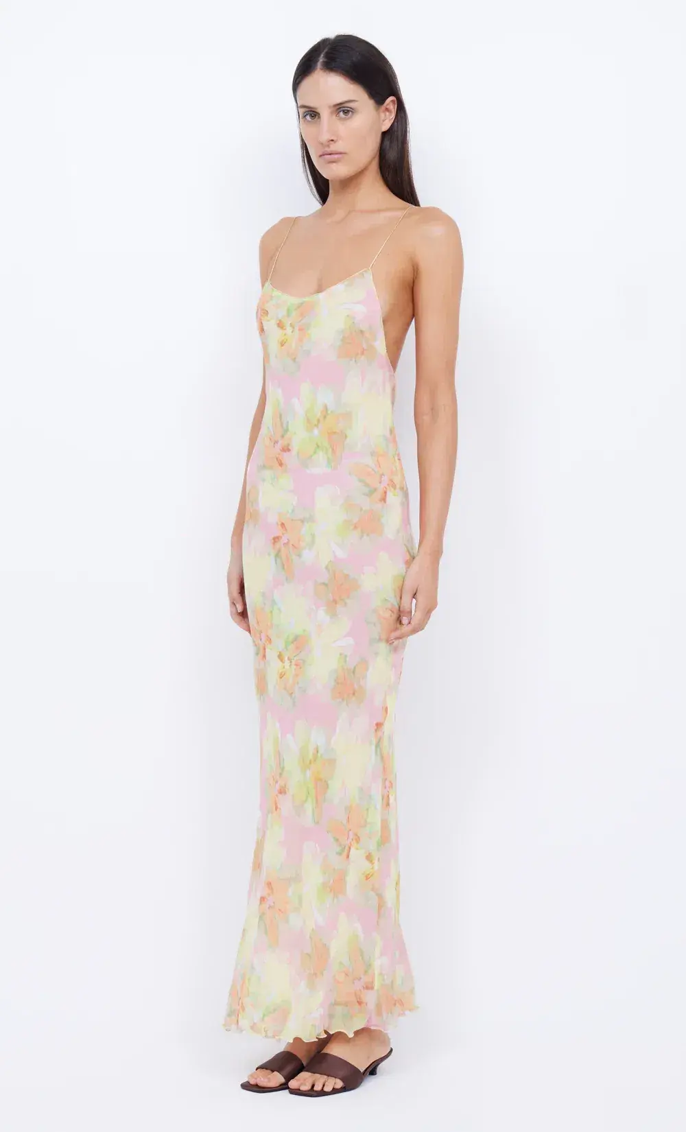 Bec & Bridge Zephy Print Slip Dress Floral Size 8 - Image 2