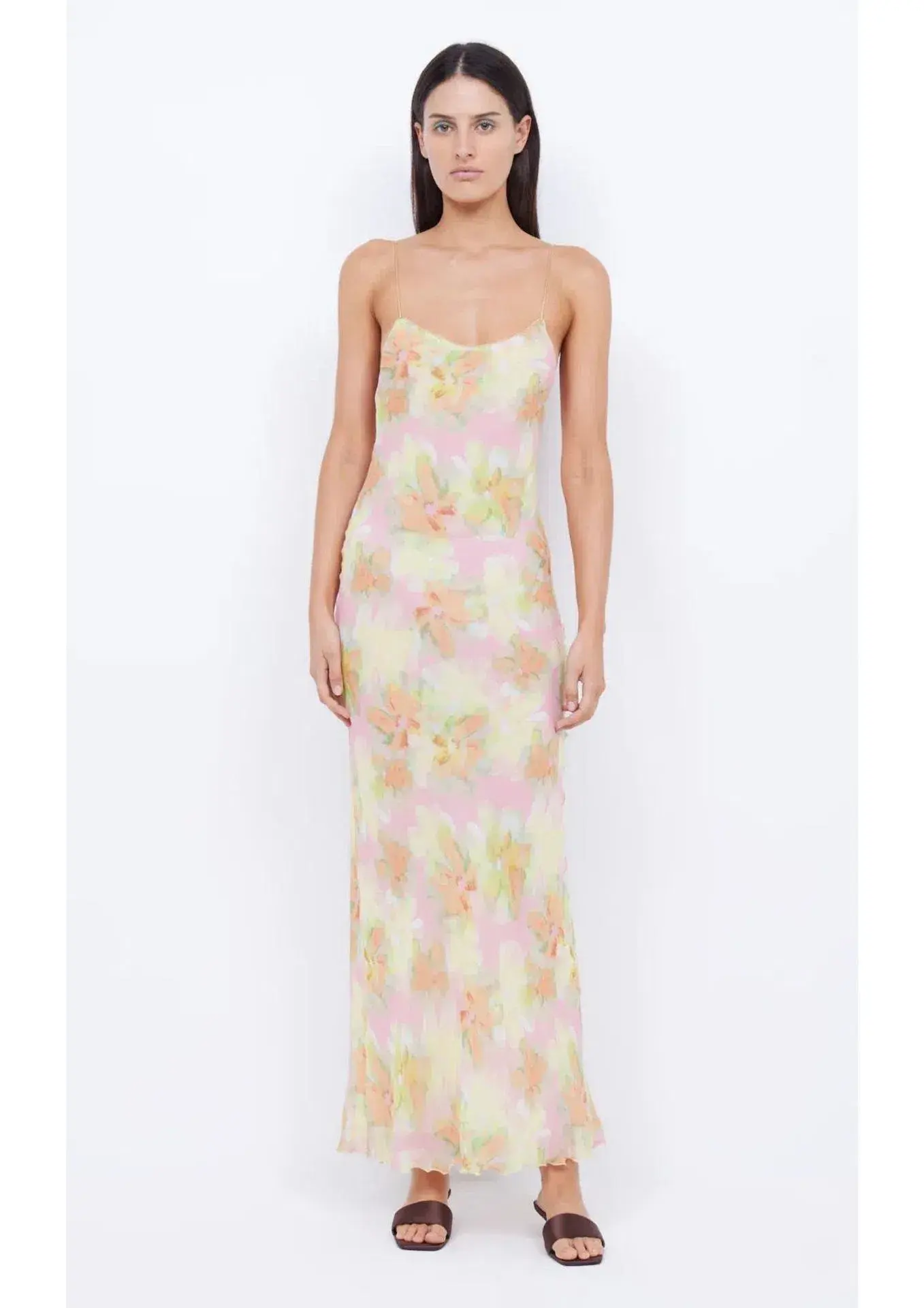 Bec & Bridge Zephy Print Slip Dress Floral Size 8 - Image 1