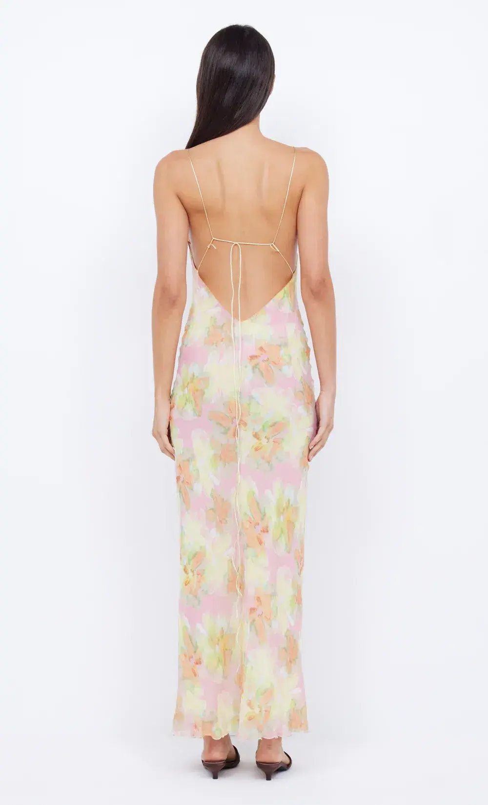 Bec & Bridge Zephy Print Slip Dress Floral Size 8 - Image 3