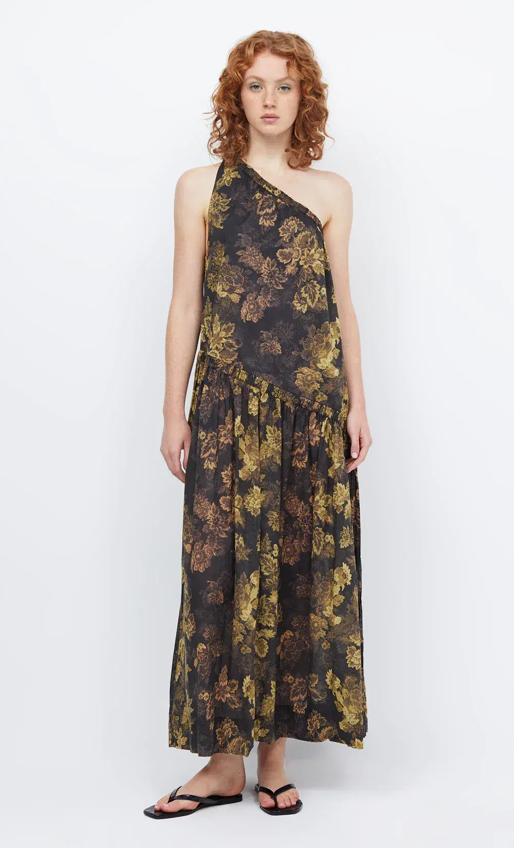 Bec & Bridge Palmer Asym Maxi Dress Jasper Floral Size 8 - Image 5
