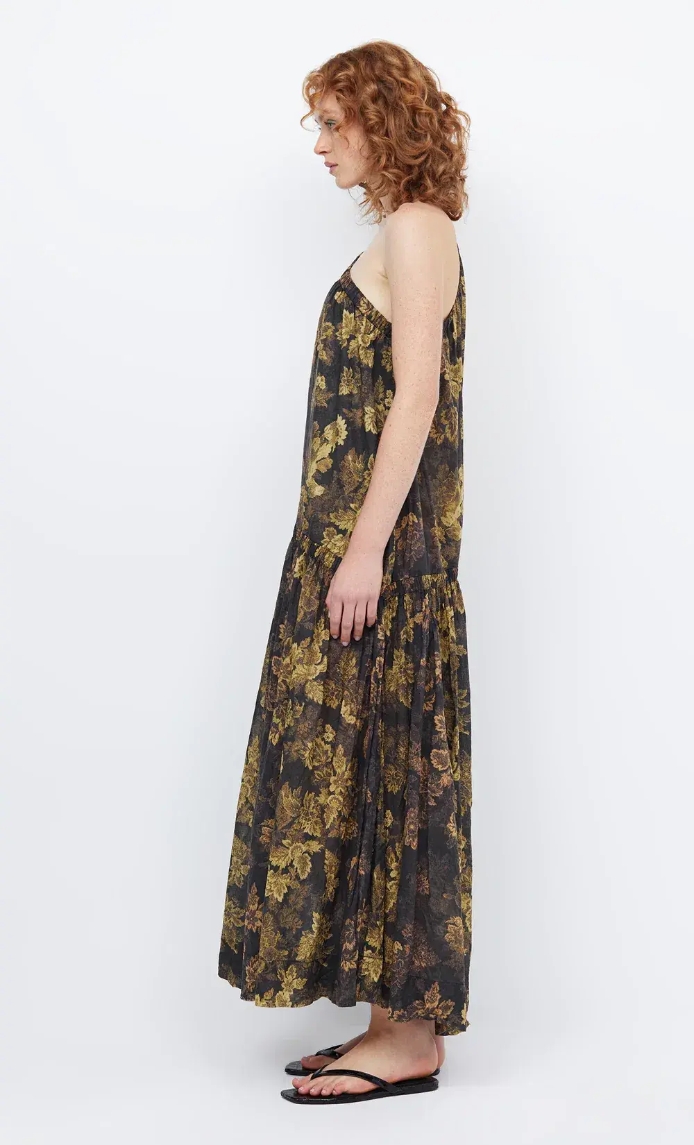 Bec & Bridge Palmer Asym Maxi Dress Jasper Floral Size 8 - Image 2