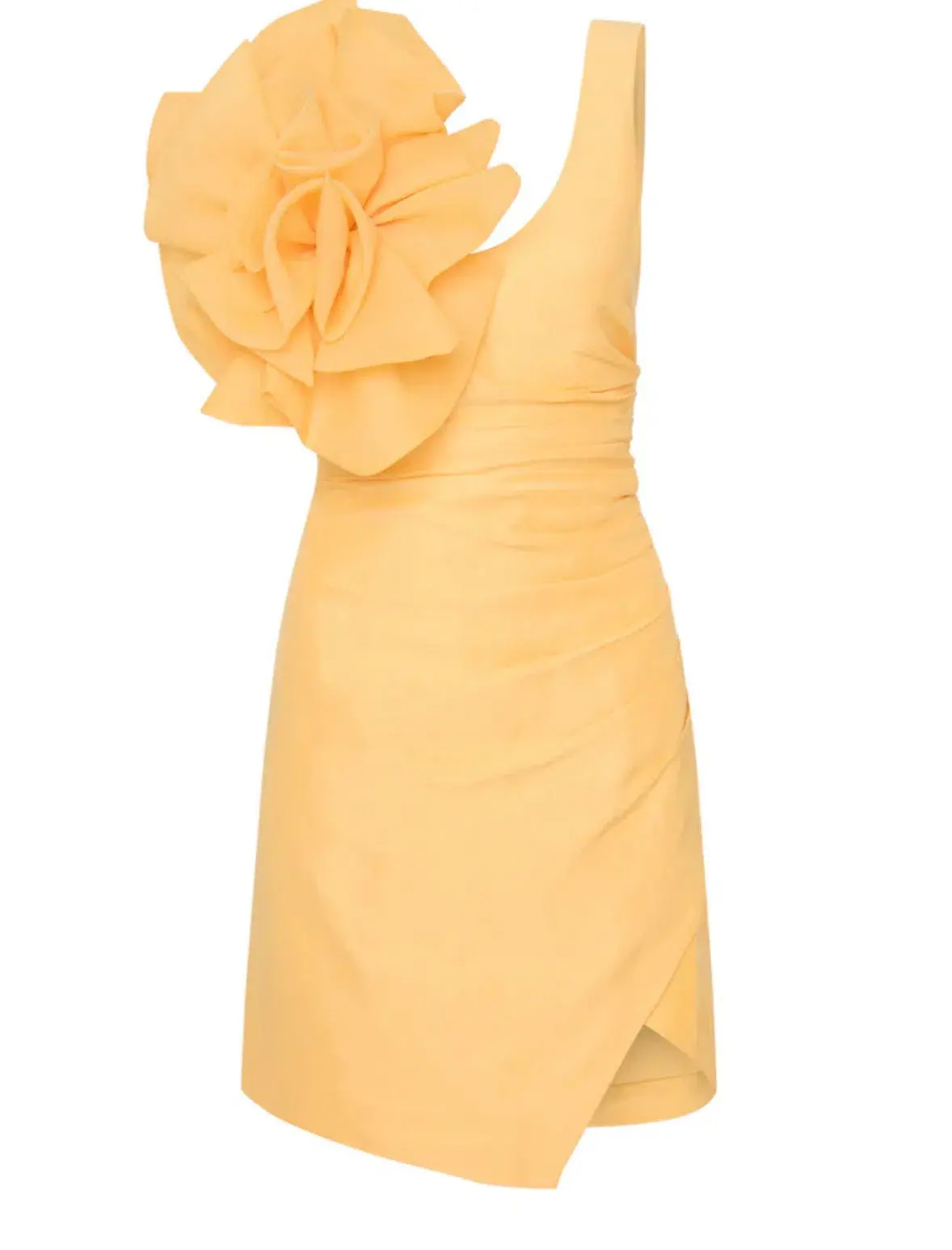 Aje Energy Mini Dress Marigold Yellow Size 6 - Image 4